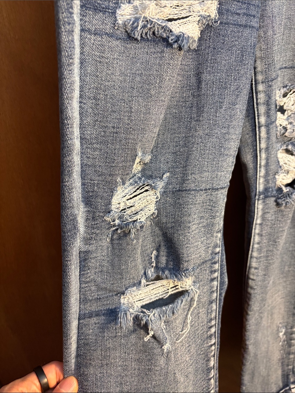 Judy Blue Distressed Boyfriend Jeans - Picture 3 of 10